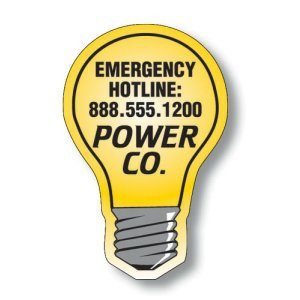 Promotional Magnets: Light Bulb Magnets
